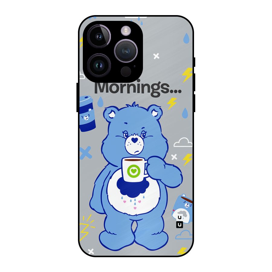 Morning Bear Metal Back Case for iPhone 14 Pro Max