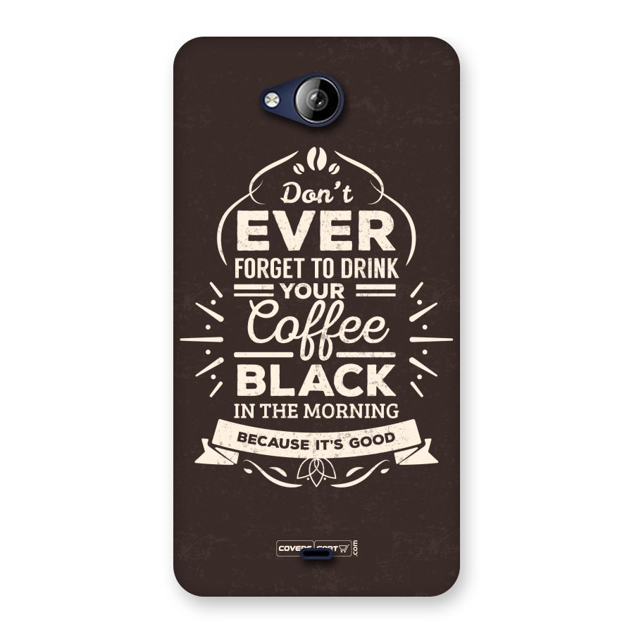 Morning Coffee Love Back Case for Canvas Play Q355