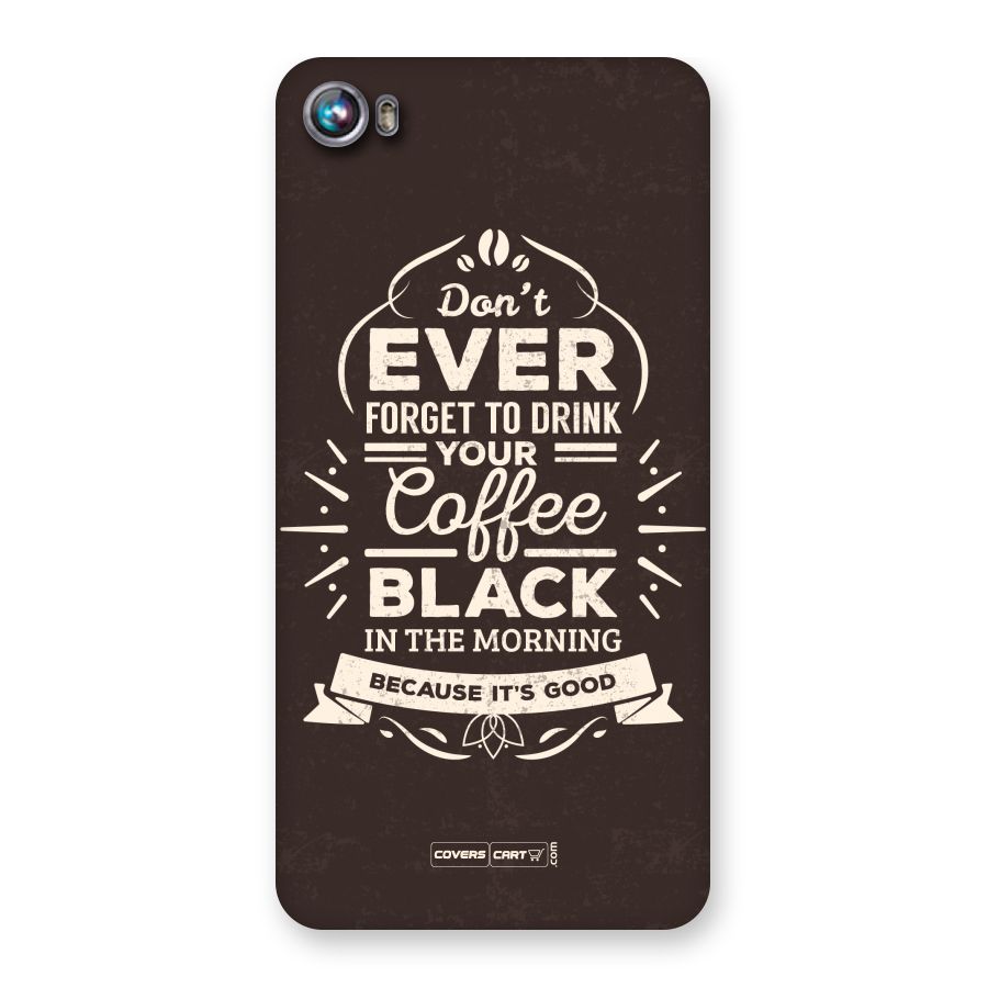 Morning Coffee Love Back Case for Micromax Canvas Fire 4 A107