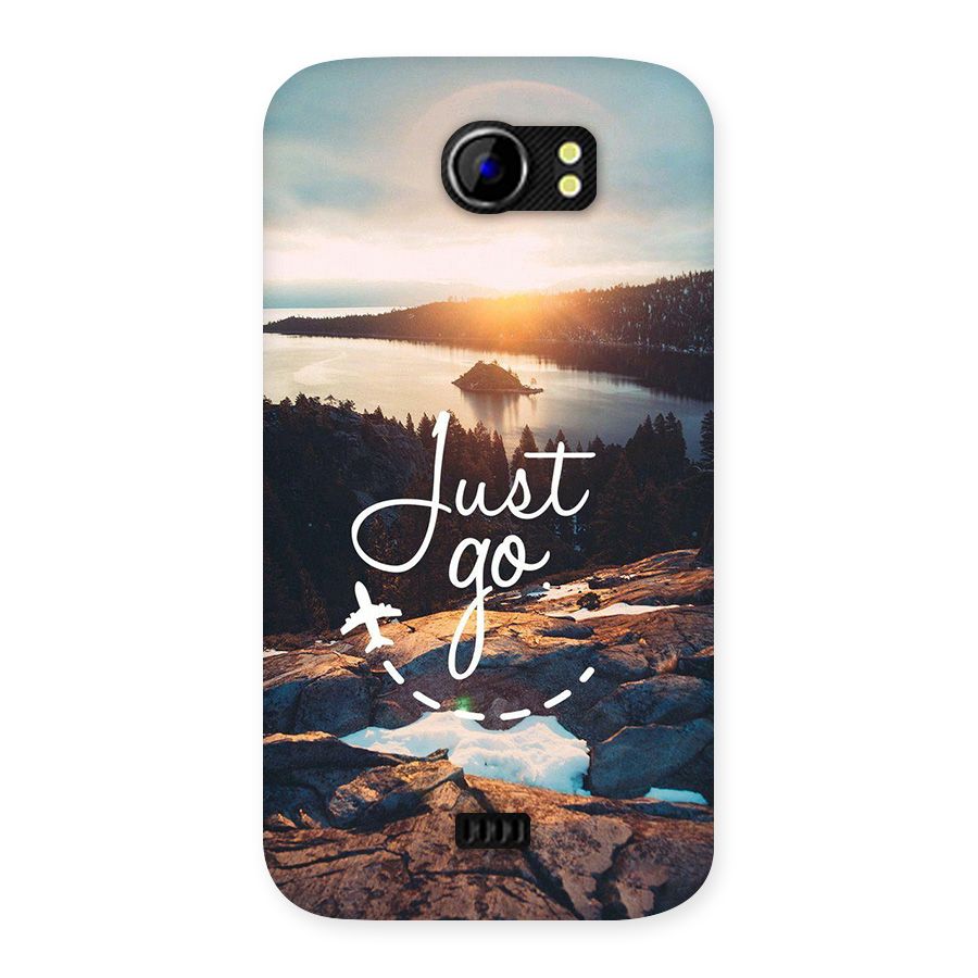 Morning Just Go Back Case for Canvas 2 A110