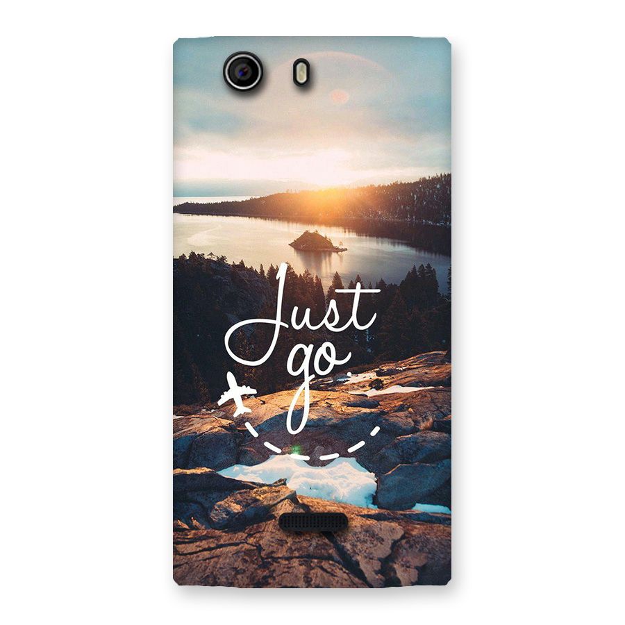 Morning Just Go Back Case for Canvas Nitro 2 E311
