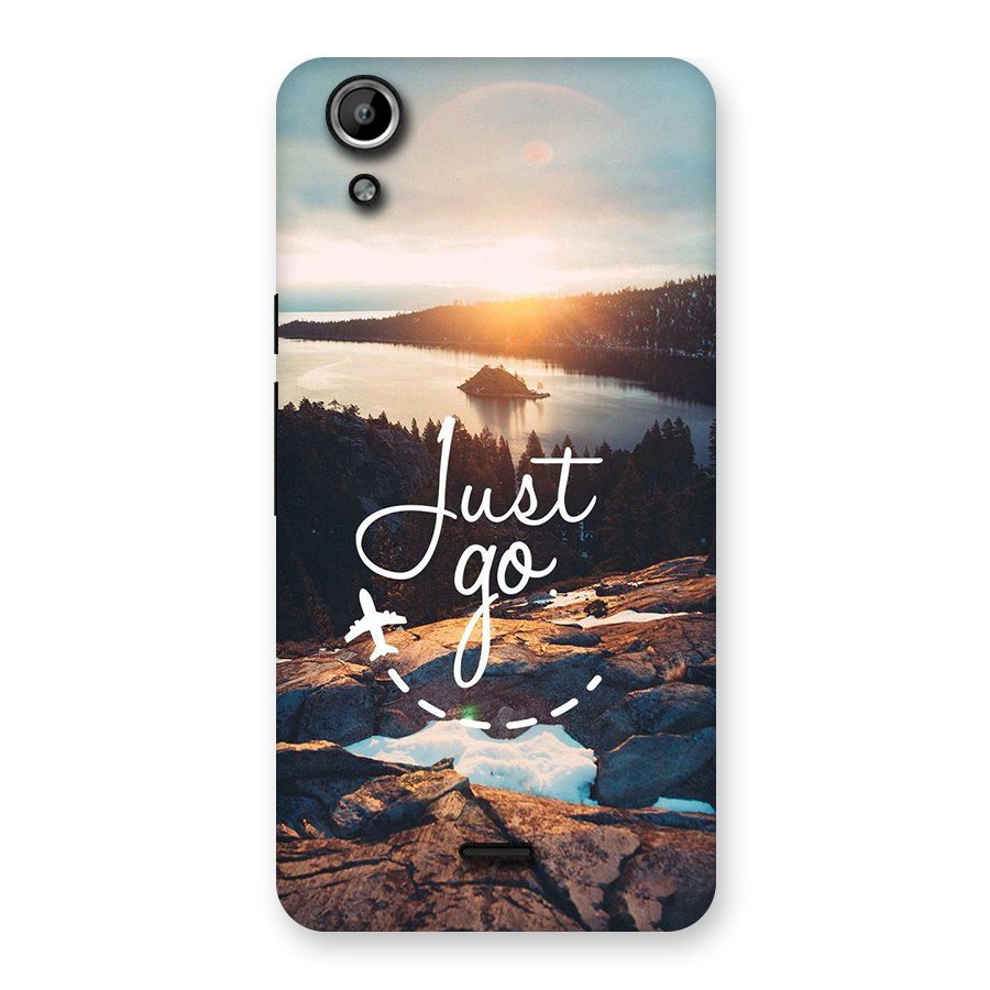 Morning Just Go Back Case for Canvas Selfie Lens Q345