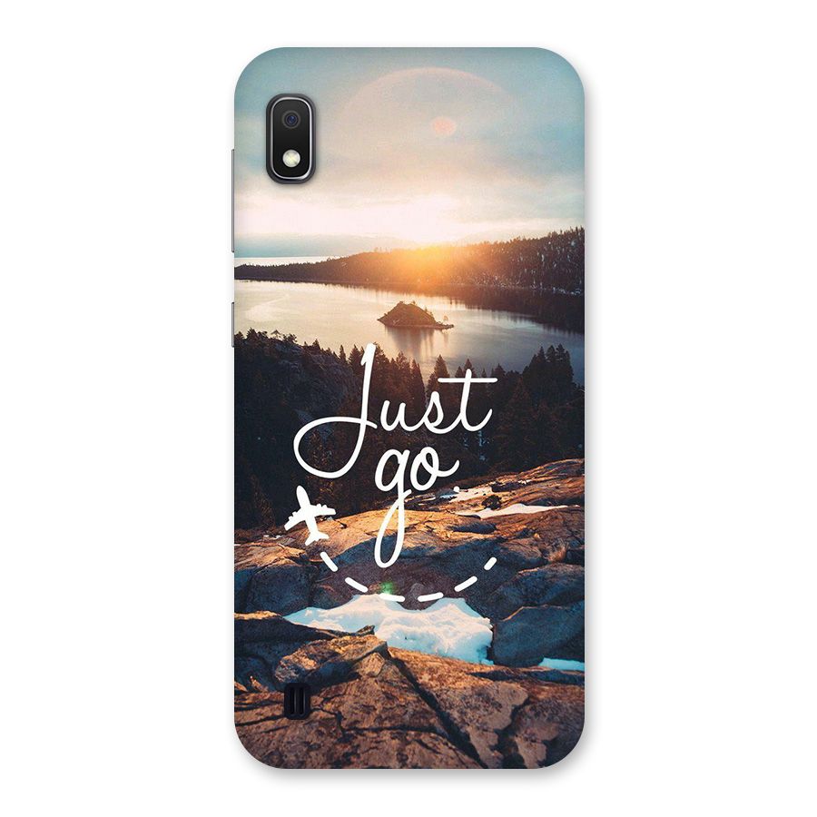 Morning Just Go Back Case for Galaxy A10