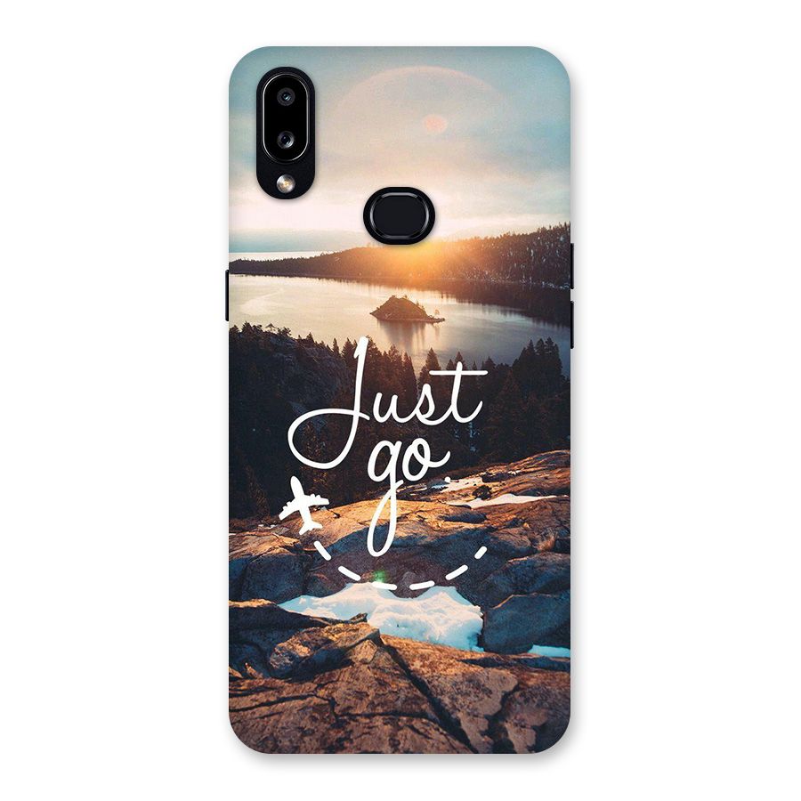 Morning Just Go Back Case for Galaxy A10s