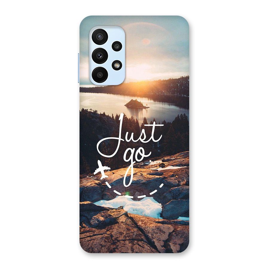Morning Just Go Back Case for Galaxy A23