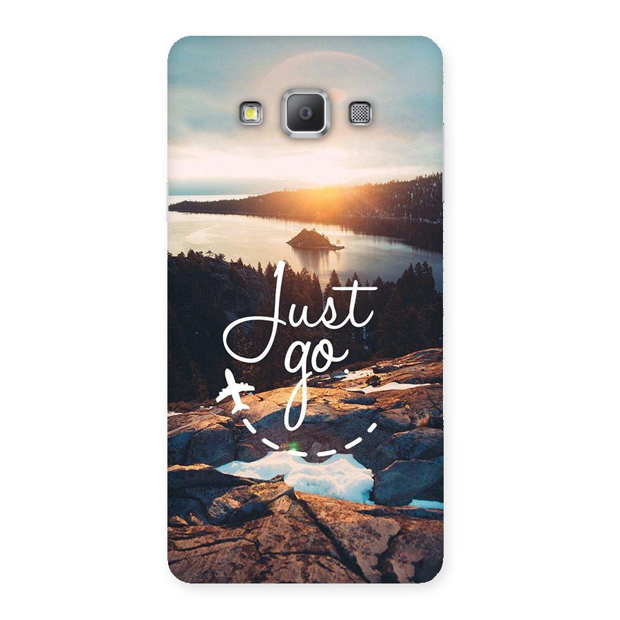 Morning Just Go Back Case for Galaxy A7
