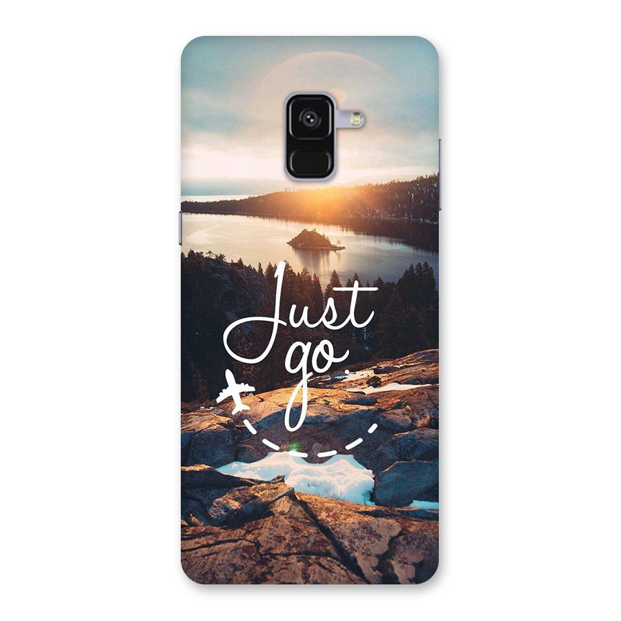 Morning Just Go Back Case for Galaxy A8 Plus