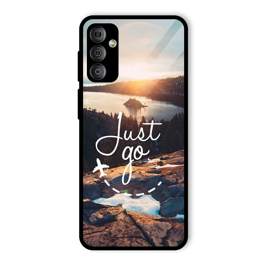 Morning Just Go Glass Back Case for Galaxy F23