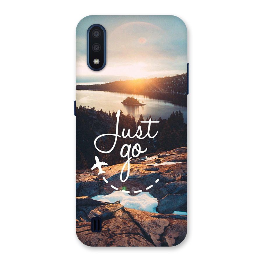 Morning Just Go Back Case for Galaxy M01