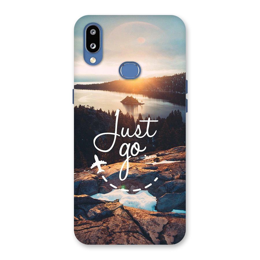 Morning Just Go Back Case for Galaxy M01s