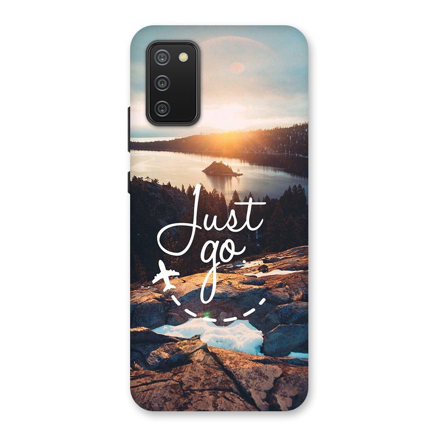 Morning Just Go Back Case for Galaxy M02s