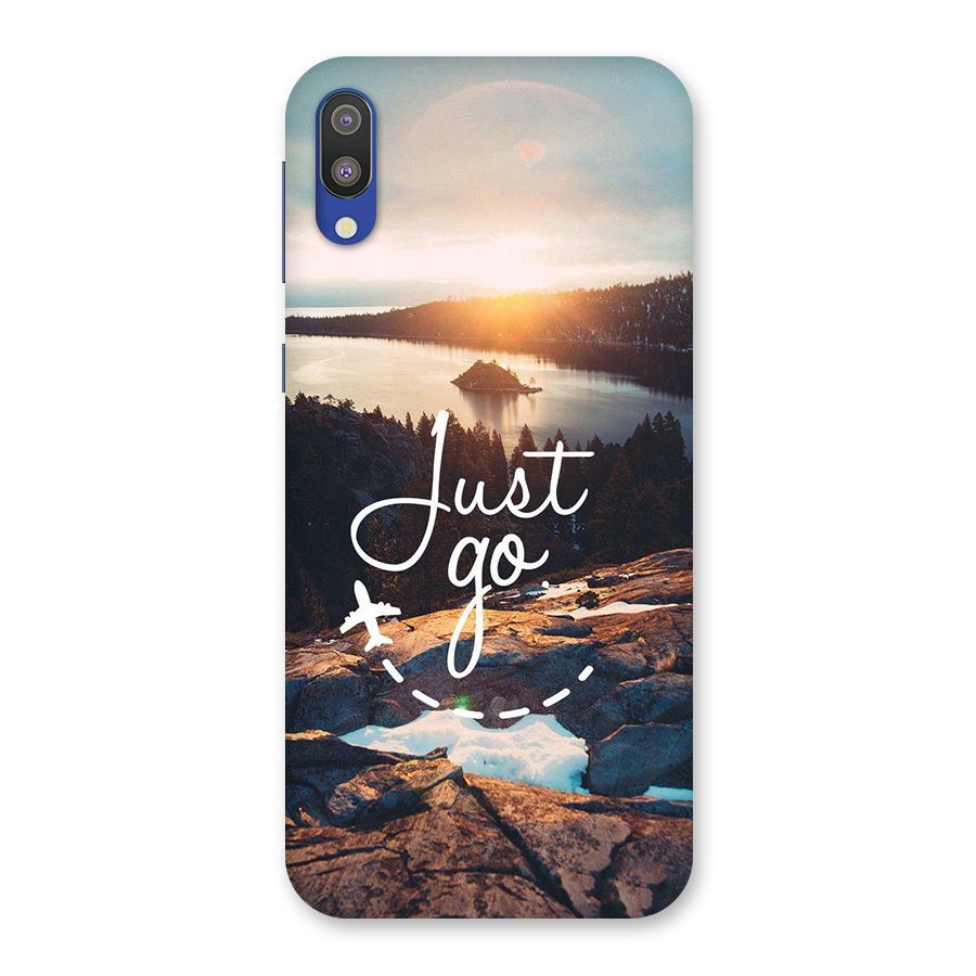 Morning Just Go Back Case for Galaxy M10