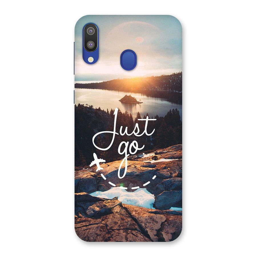 Morning Just Go Back Case for Galaxy M20