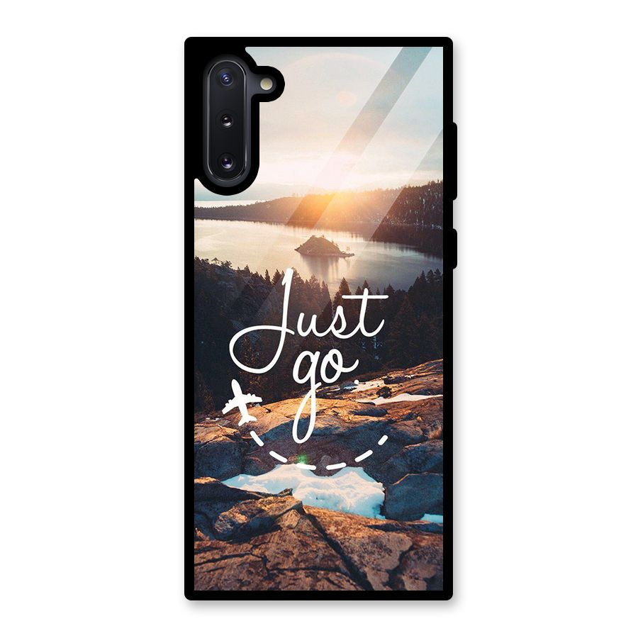 Morning Just Go Glass Back Case for Galaxy Note 10