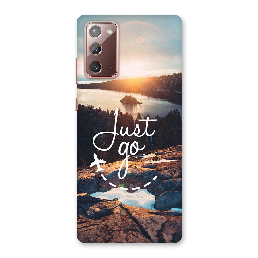 Morning Just Go Back Case for Galaxy Note 20