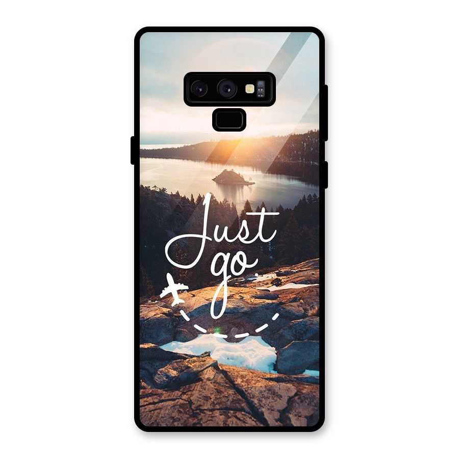 Morning Just Go Glass Back Case for Galaxy Note 9