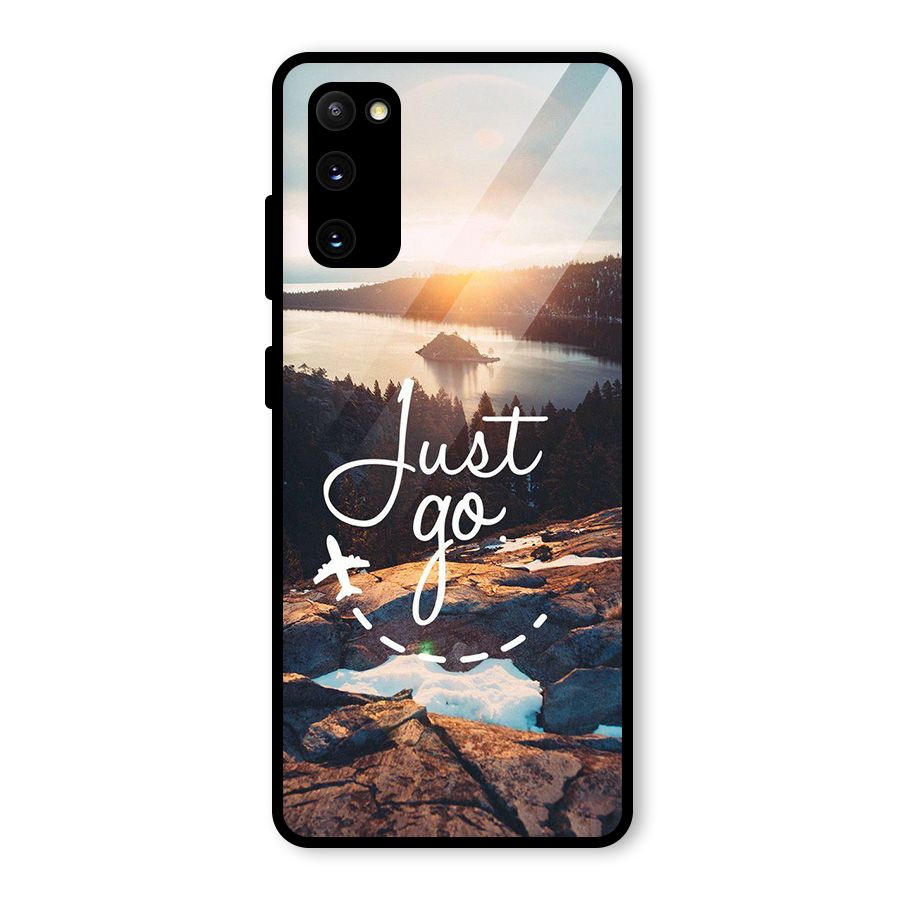 Morning Just Go Glass Back Case for Galaxy S20 FE