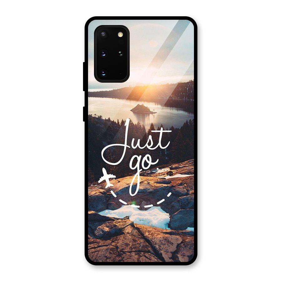 Morning Just Go Glass Back Case for Galaxy S20 Plus