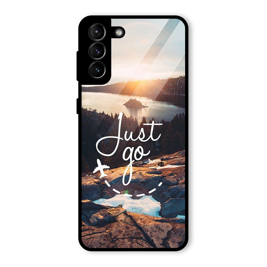 Morning Just Go Glass Back Case for Galaxy S21 Plus