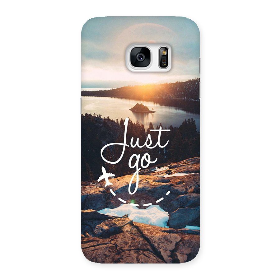Morning Just Go Back Case for Galaxy S7 Edge