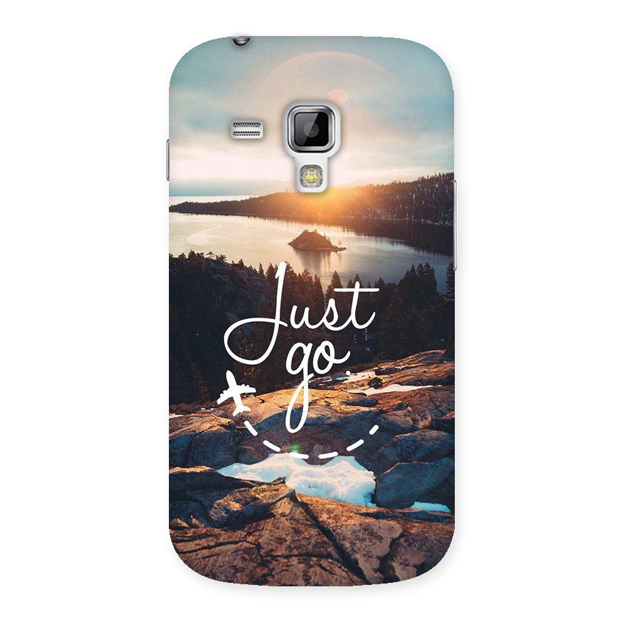 Morning Just Go Back Case for Galaxy S Duos