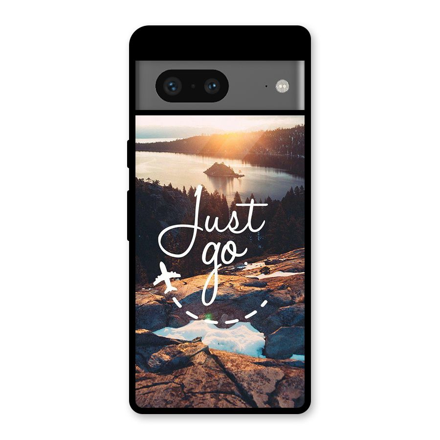 Morning Just Go Glass Back Case for Google Pixel 7
