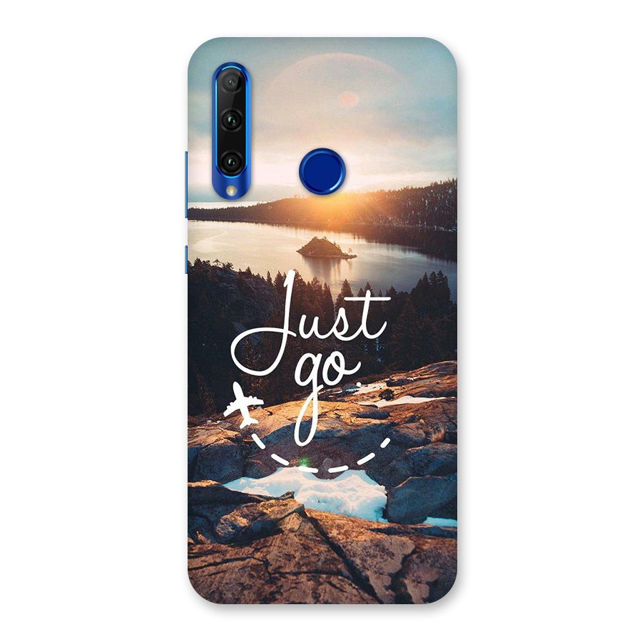 Morning Just Go Back Case for Honor 20i