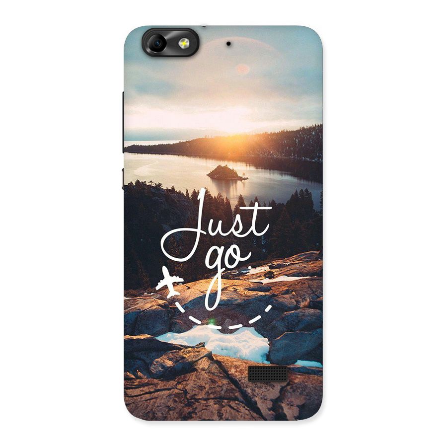 Morning Just Go Back Case for Honor 4C