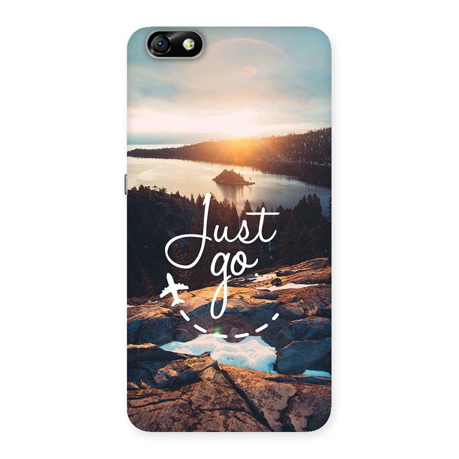 Morning Just Go Back Case for Honor 4X