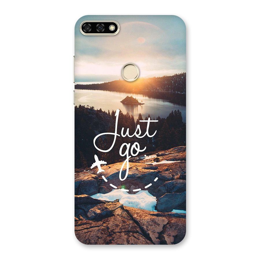 Morning Just Go Back Case for Honor 7A
