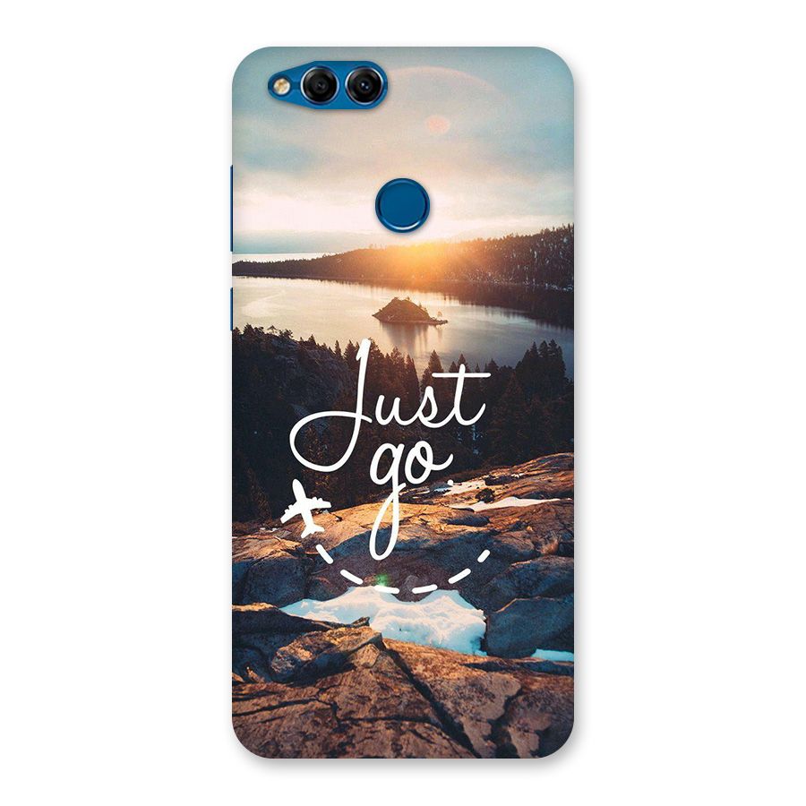 Morning Just Go Back Case for Honor 7X