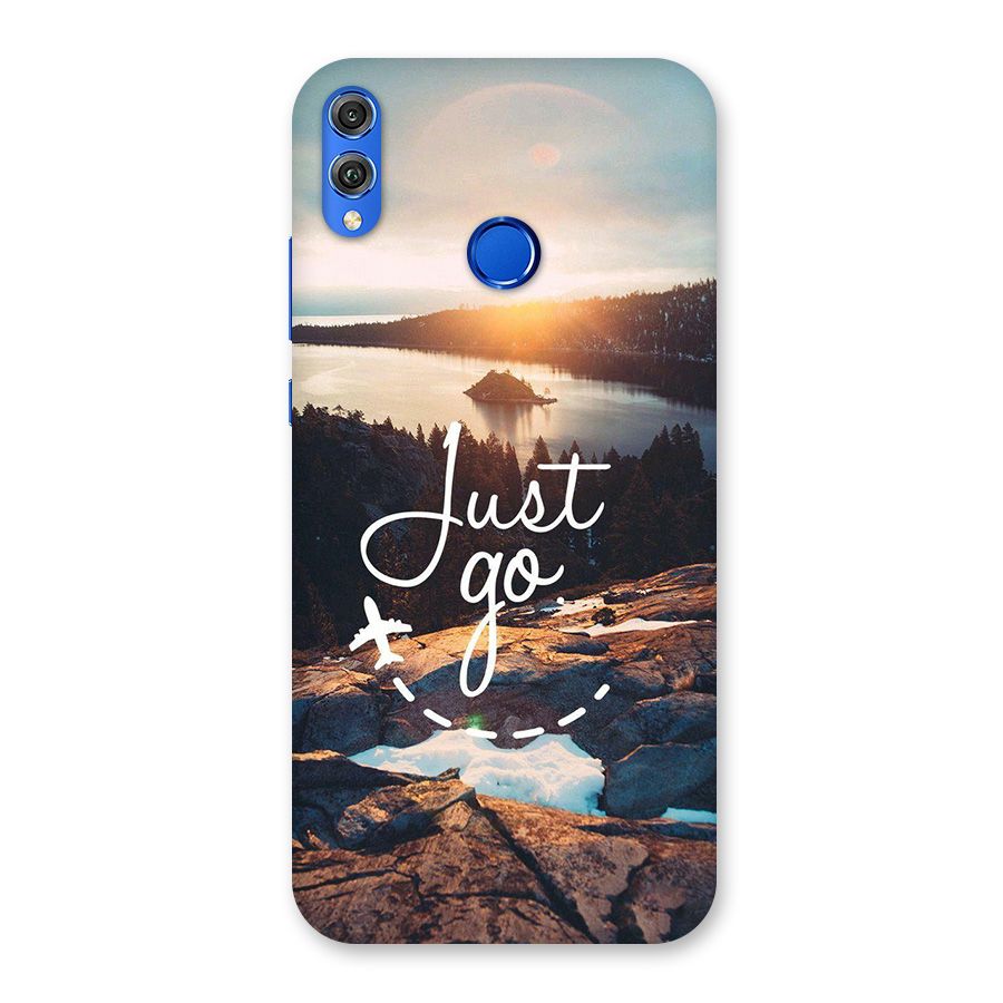Morning Just Go Back Case for Honor 8X