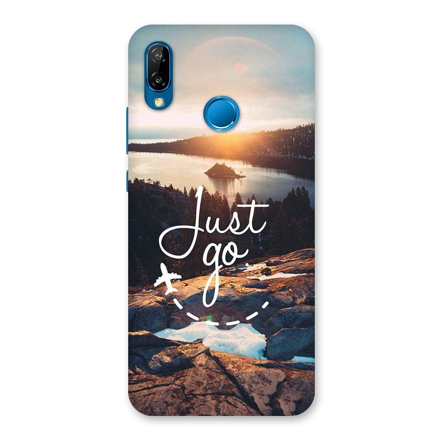 Morning Just Go Back Case for Huawei P20 Lite