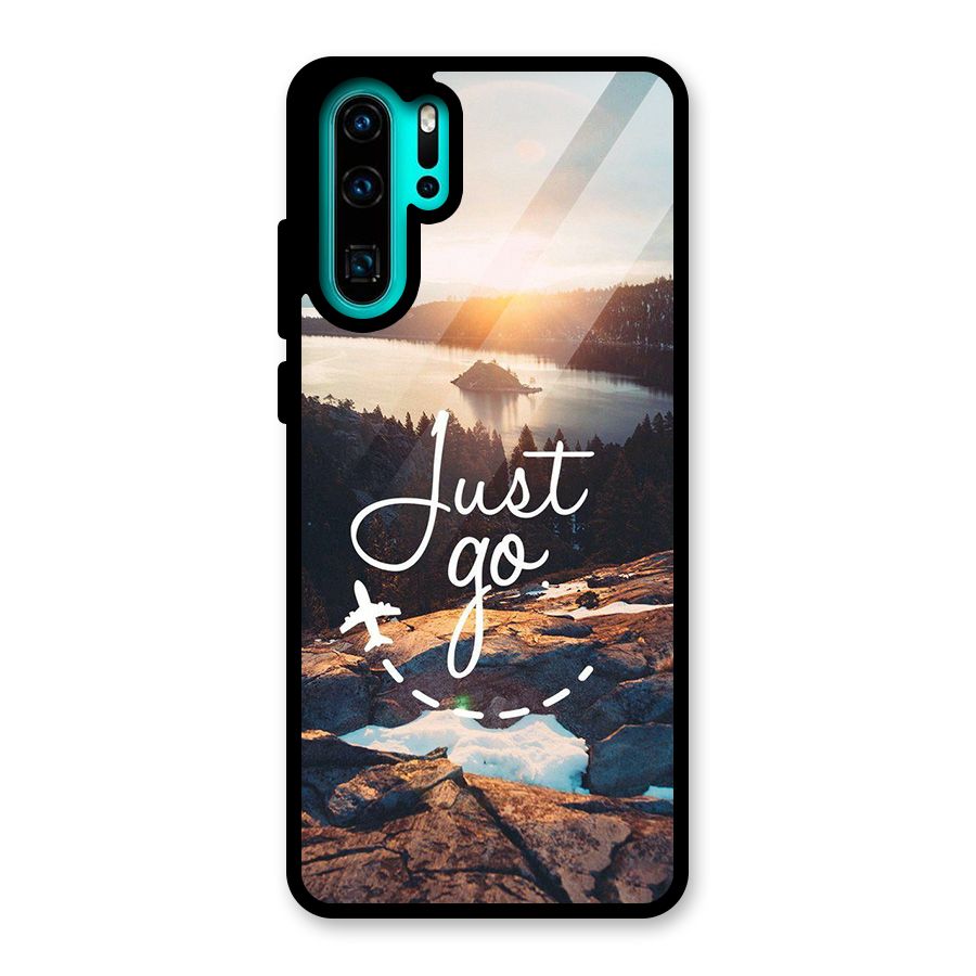 Morning Just Go Glass Back Case for Huawei P30 Pro