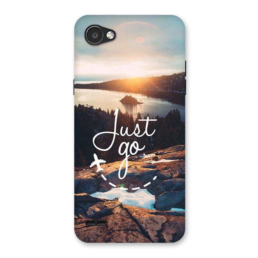 Morning Just Go Back Case for LG Q6