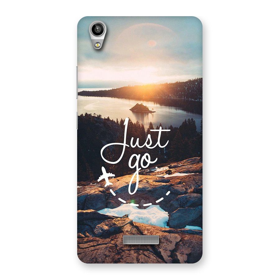 Morning Just Go Back Case for Lava Pixel V1