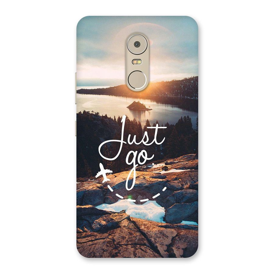 Morning Just Go Back Case for Lenovo K6 Note