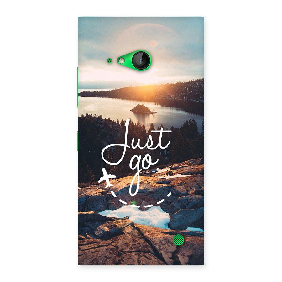 Morning Just Go Back Case for Lumia 730