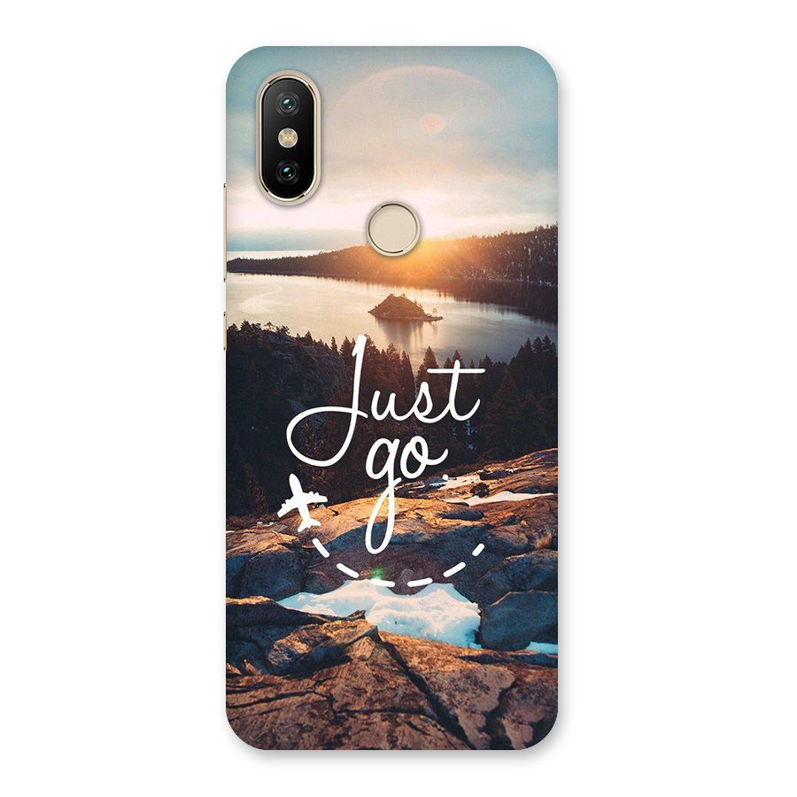 Morning Just Go Back Case for Mi A2