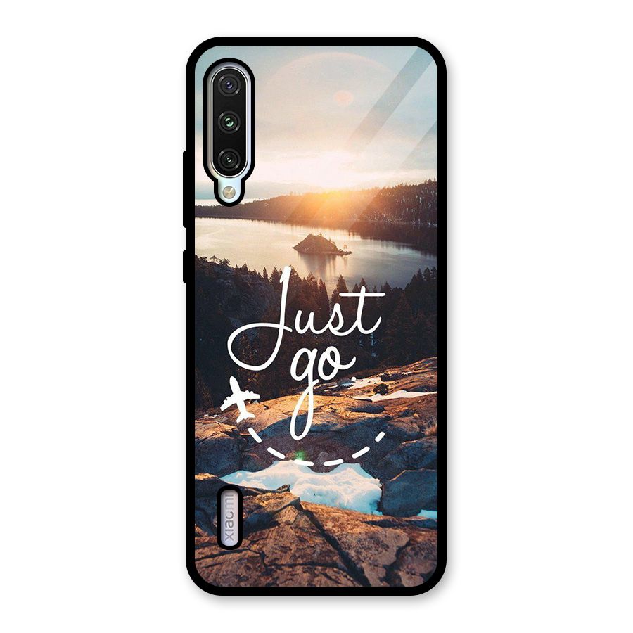Morning Just Go Glass Back Case for Mi A3