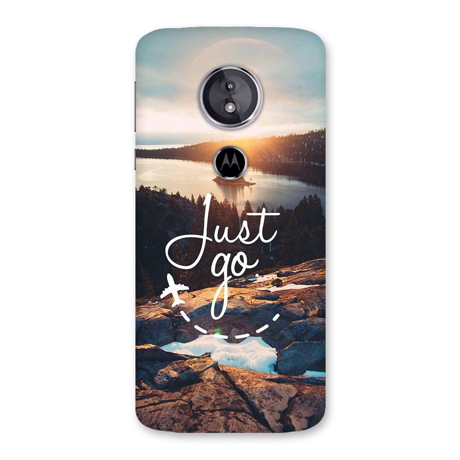Morning Just Go Back Case for Moto E5