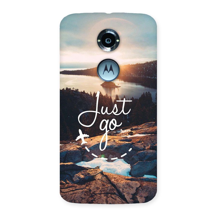 Morning Just Go Back Case for Moto X2