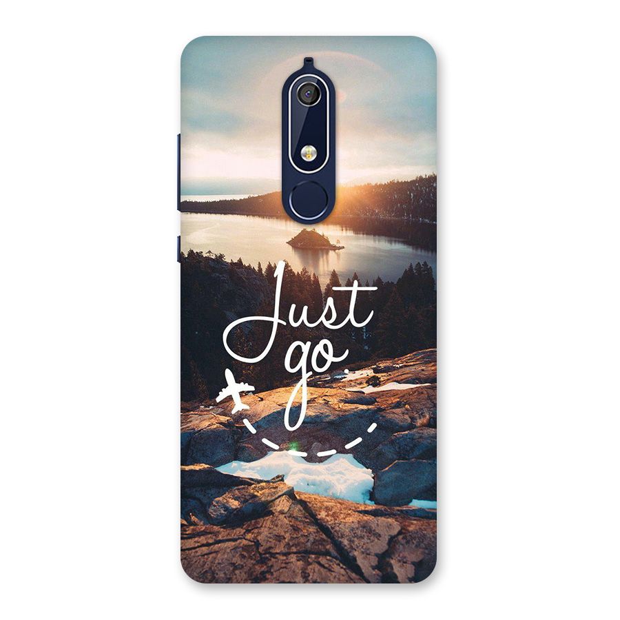 Morning Just Go Back Case for Nokia 5.1