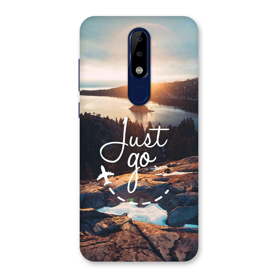 Morning Just Go Back Case for Nokia 5.1 Plus
