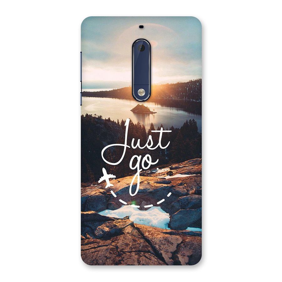 Morning Just Go Back Case for Nokia 5