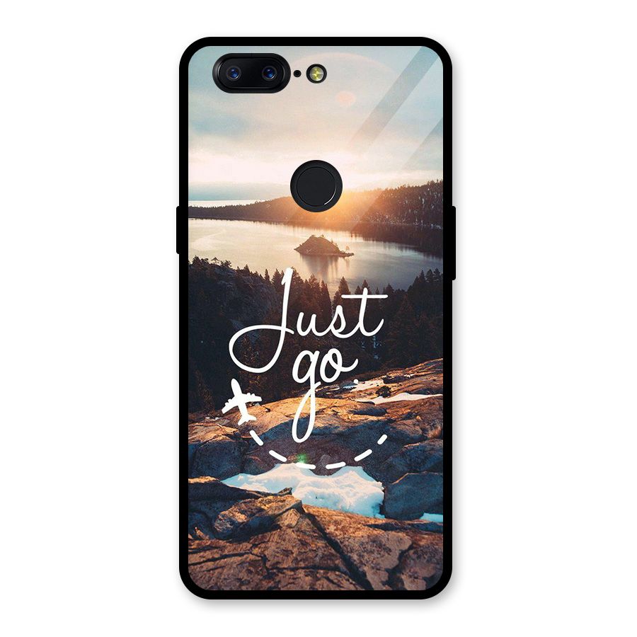 Morning Just Go Glass Back Case for OnePlus 5T
