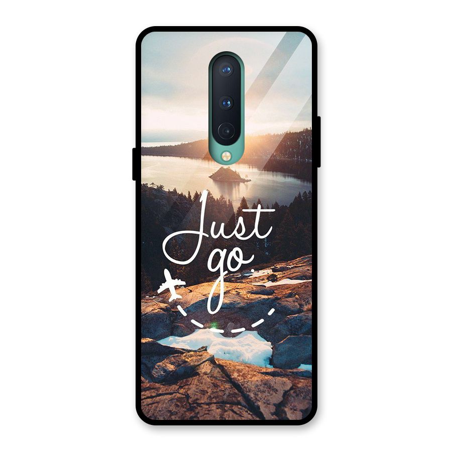 Morning Just Go Glass Back Case for OnePlus 8