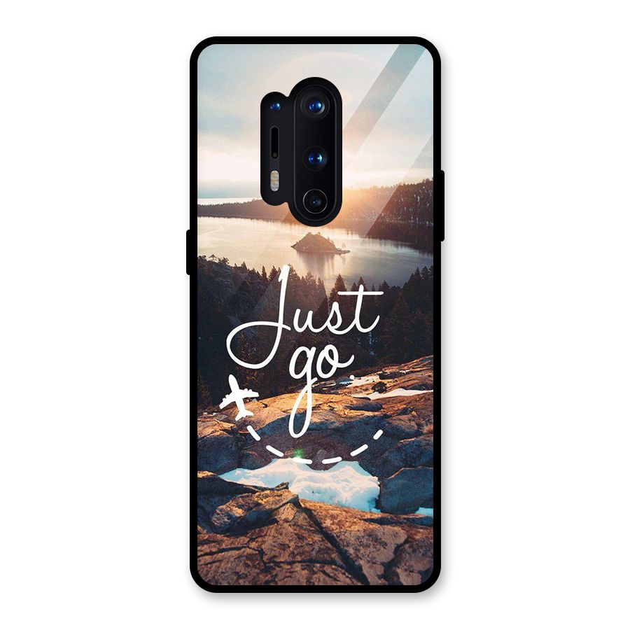 Morning Just Go Glass Back Case for OnePlus 8 Pro