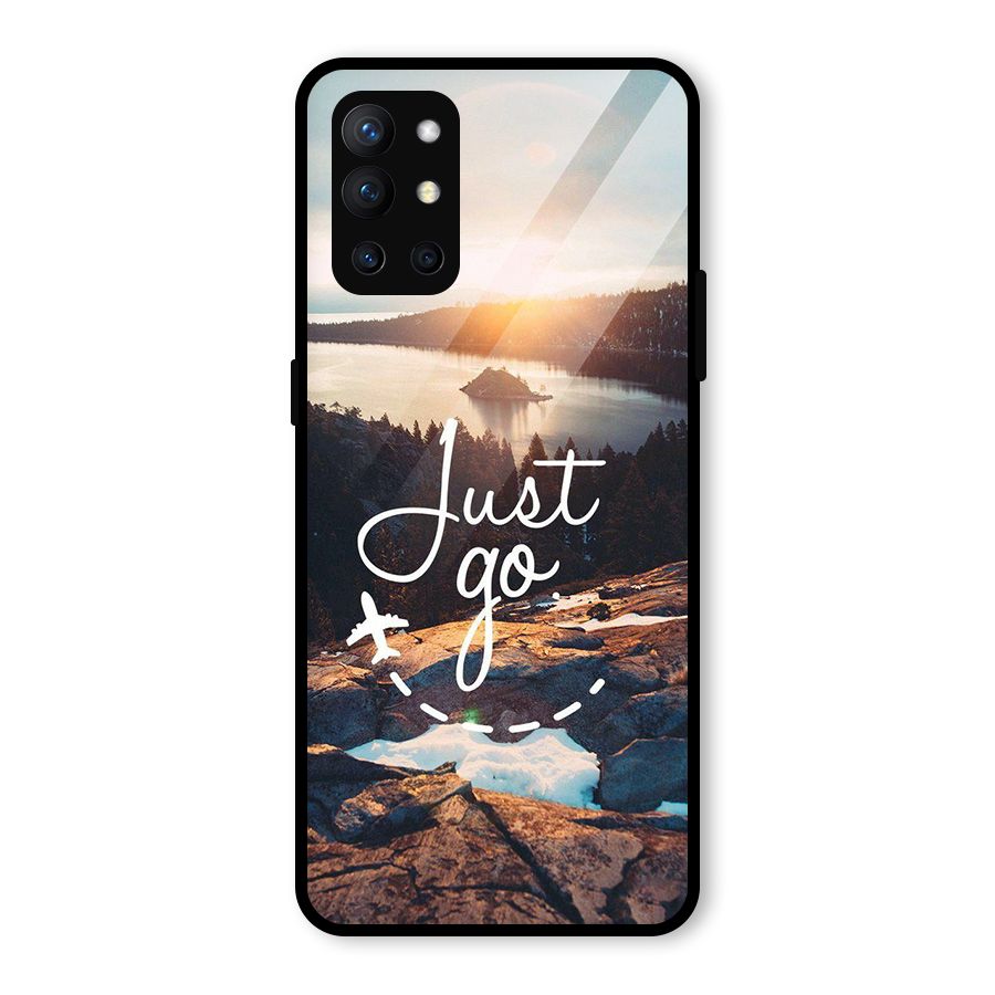 Morning Just Go Glass Back Case for OnePlus 9R