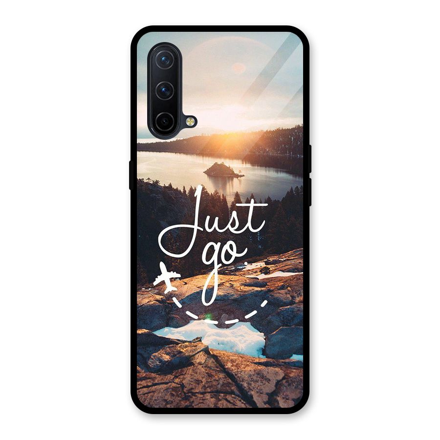 Morning Just Go Glass Back Case for OnePlus Nord CE 5G